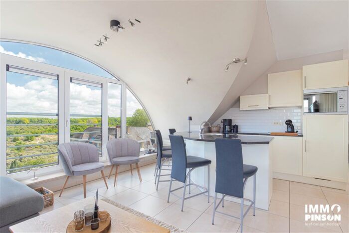 Penthouse spacieux avec grande terrasse ensoleillée et vue magnifique à vendre à De Panne - Immo Pinson